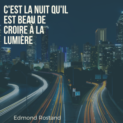 la nuit, croire, lumiere